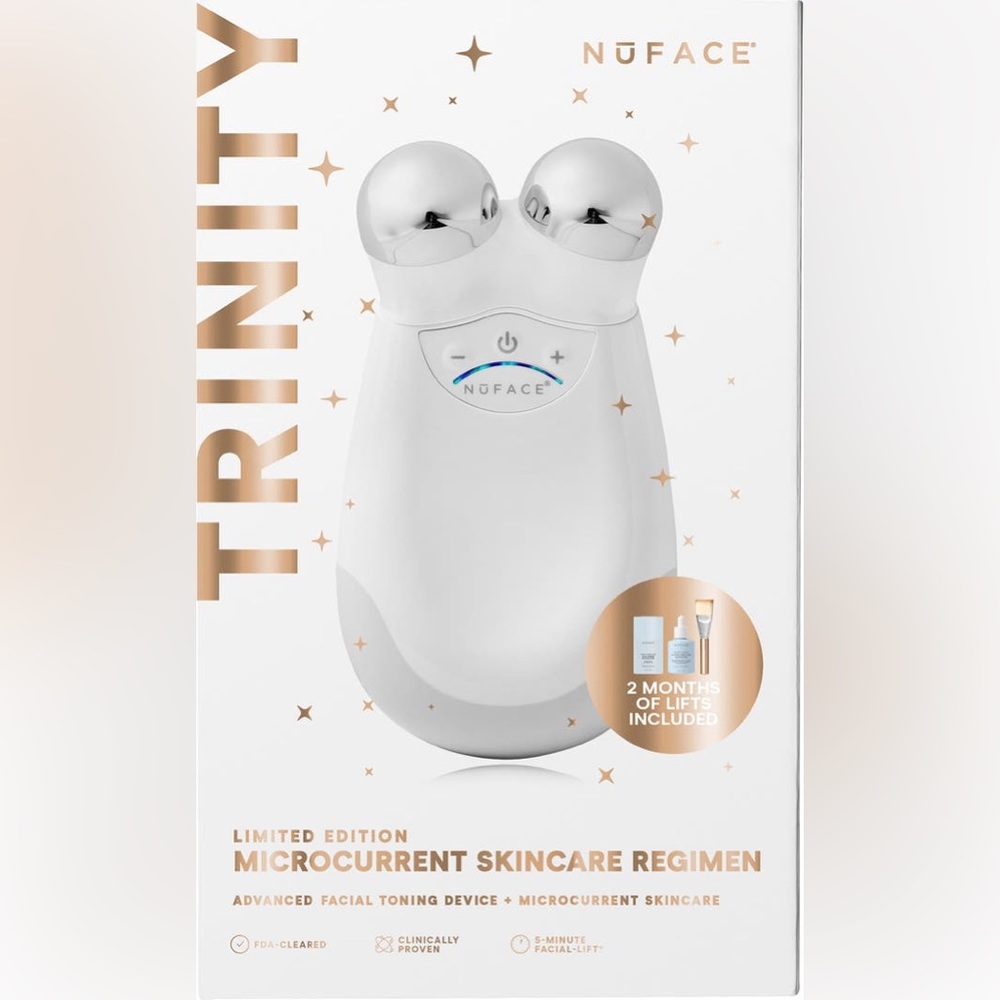NuFace Trinity Skincare Device - White and Silver